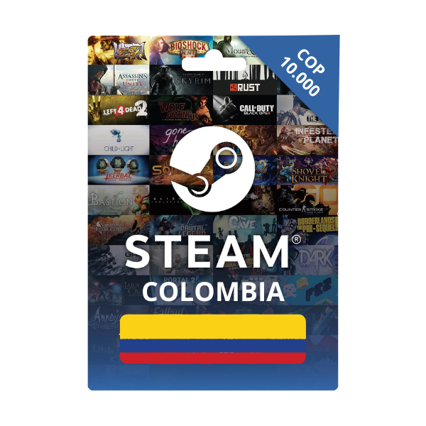 Tarjeta Steam Colombia