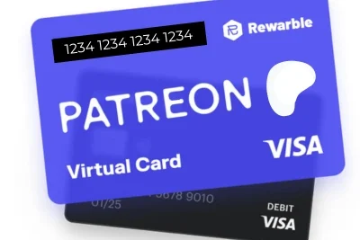 Tarjeta virtual Patreon